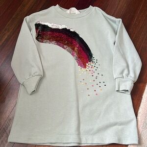 Light green rainbow dress